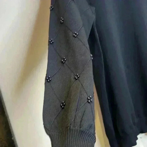 NWT Laura Plus Black Beaded Sweater PTP 23”-24 - Picture 15 of 15